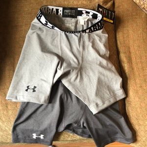 NWT UNDER ARMOUR S compression shorts
